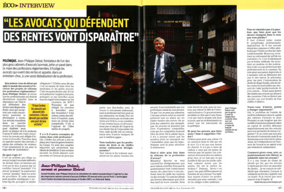 La Tribune de Lyon - 13 Nov. 2014
